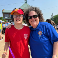 Jessica and her friend Andrew